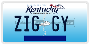 ZIGGY  license plate in KY