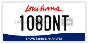 108DNT  license plate in LA