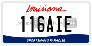 116AIE  license plate in LA