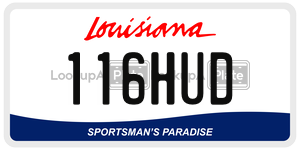 116HUD  license plate in LA