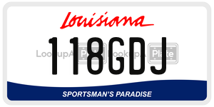 118GDJ  license plate in LA