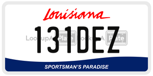 131DEZ  license plate in LA