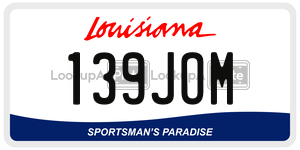 139JOM  license plate in LA