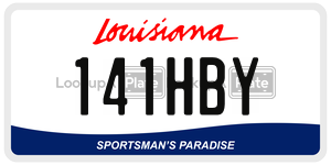 141HBY  license plate in LA