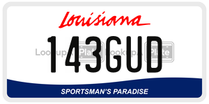 143GUD  license plate in LA
