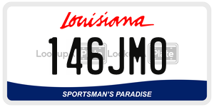 146JMO  license plate in LA