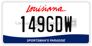 149GDW  license plate in LA