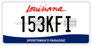 153KFI  license plate in LA