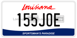 155JOE  license plate in LA