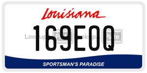 169EOQ  license plate in LA