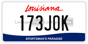 173JOK  license plate in LA