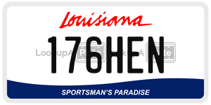 176HEN  license plate in LA