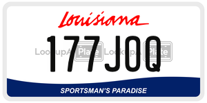 177JOQ  license plate in LA