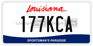 177KCA  license plate in LA