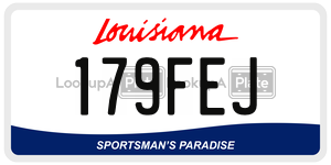 179FEJ  license plate in LA