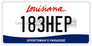 183HEP  license plate in LA
