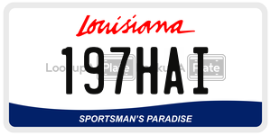 197HAI  license plate in LA