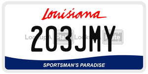 203JMY  license plate in LA