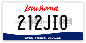 212JIO  license plate in LA