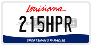 215HPR  license plate in LA