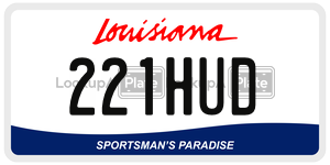 221HUD  license plate in LA