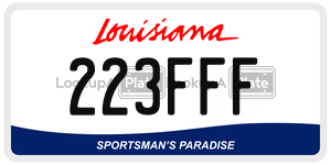 223FFF  license plate in LA