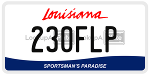 230FLP  license plate in LA