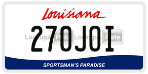 270JOI  license plate in LA