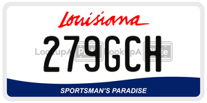 279GCH  license plate in LA