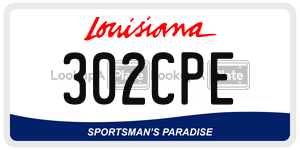 302CPE  license plate in LA