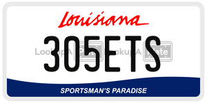 305ETS  license plate in LA
