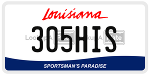 305HIS  license plate in LA