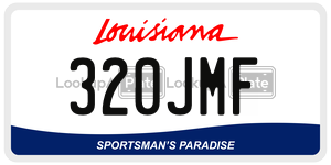320JMF  license plate in LA