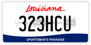 323HCU  license plate in LA