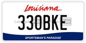 330BKE  license plate in LA