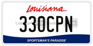 330CPN  license plate in LA