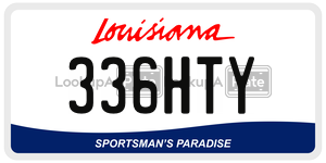 336HTY  license plate in LA