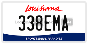 338EMA  license plate in LA