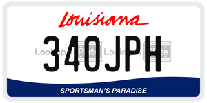 340JPH  license plate in LA