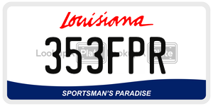 353FPR  license plate in LA
