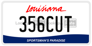 356CUT  license plate in LA