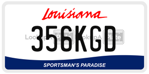 356KGD  license plate in LA