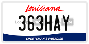 363HAY  license plate in LA