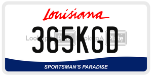365KGD  license plate in LA
