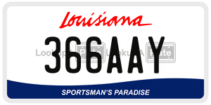 366AAY  license plate in LA