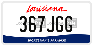 367JGG  license plate in LA
