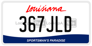367JLD  license plate in LA