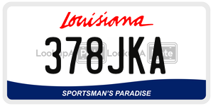 378JKA  license plate in LA