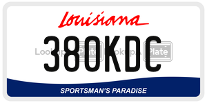 380KDC  license plate in LA