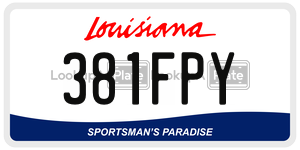 381FPY  license plate in LA